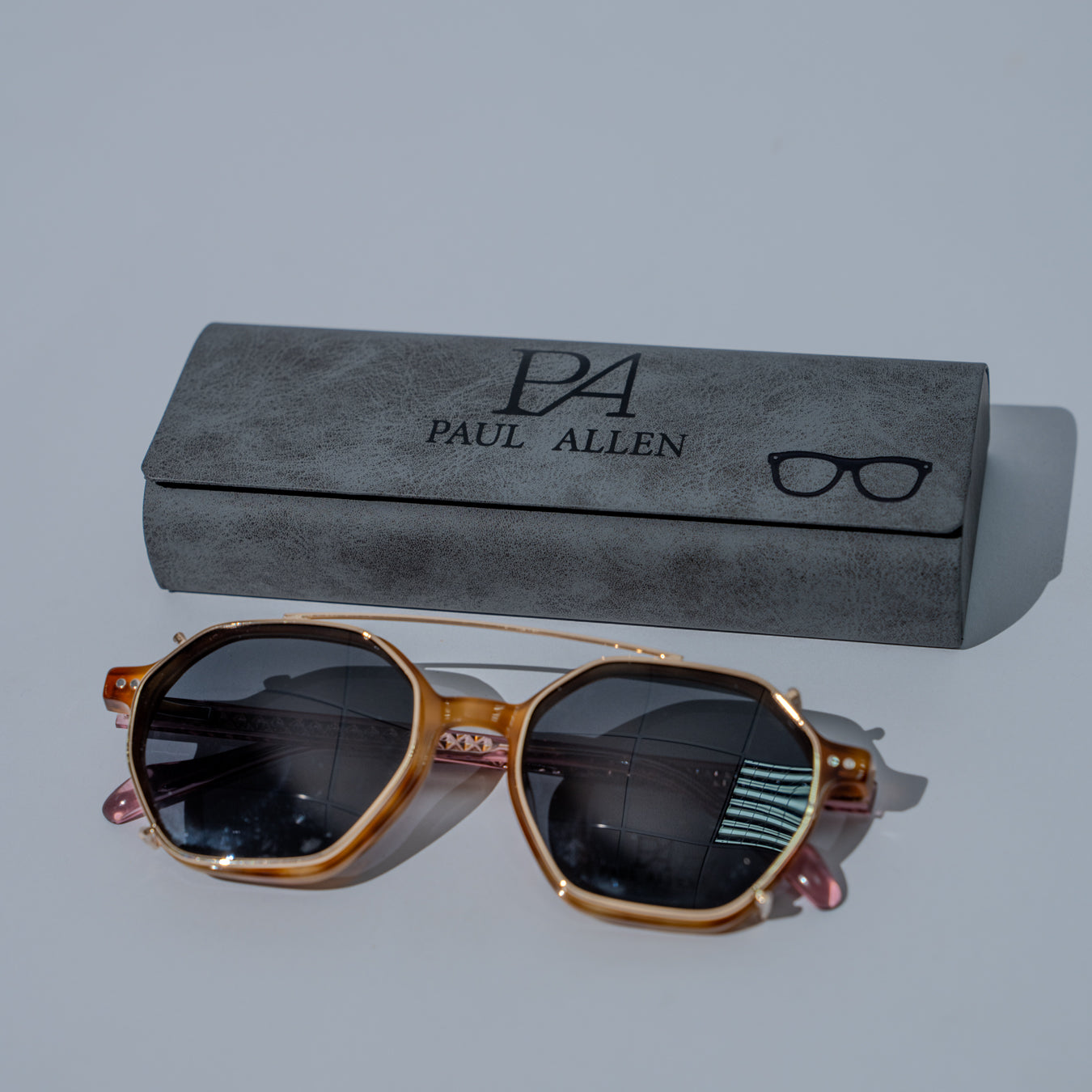 Monture optique du créateur Paul Allen unisexe ,avec clip solaire