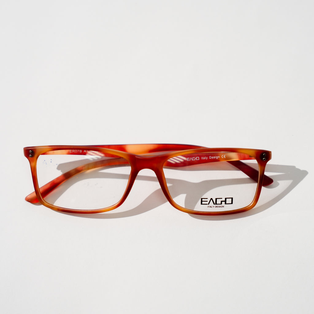 Monture optique de créateur, de la marque EAGO, flexible