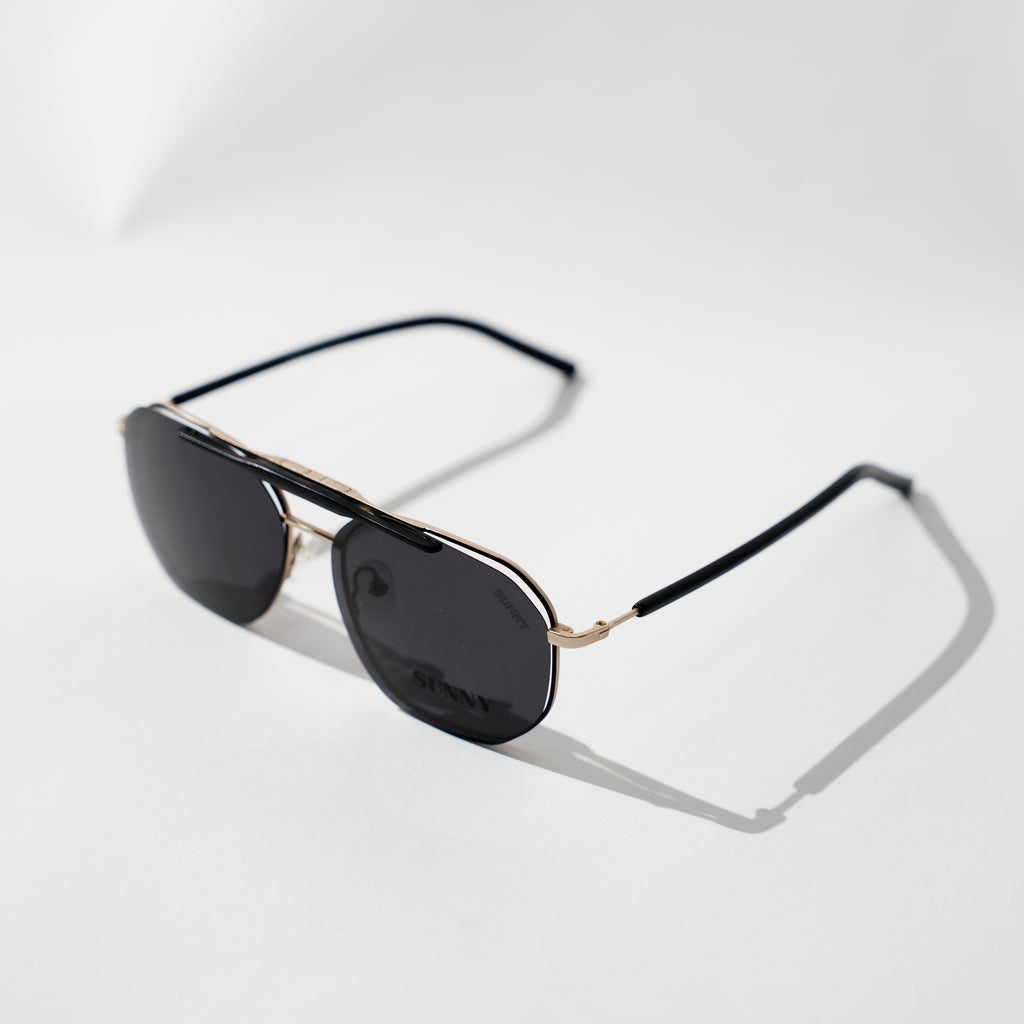 Monture optique de la marque Sunny avec Clips solaires ,style aviator